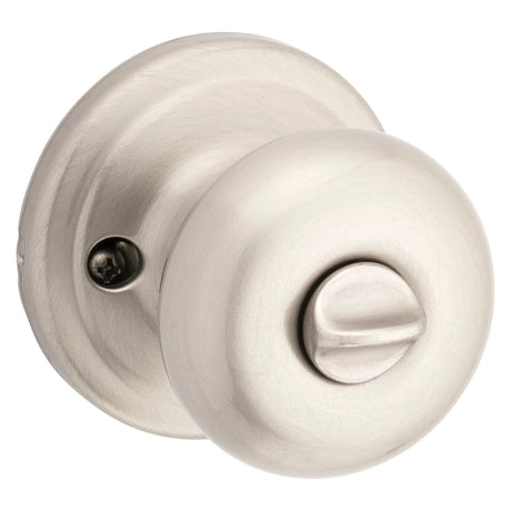 Kwikset Signature Series 740J15SMTCP Entry Knob, Knob Handle, Satin Nickel, Metal, KW1, K4 Keyway, 2 Grade