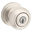 Kwikset Signature Series 740J15SMTCP Entry Knob, Knob Handle, Satin Nickel, Metal, KW1, K4 Keyway, 2 Grade