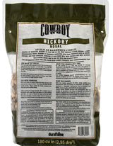 Cowboy 51112T Series Smoking Chip, Hickory, 12 in L, Wood, 180 cu-in