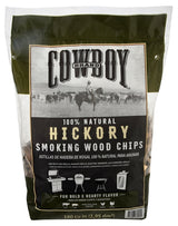 Cowboy 51112T Series Smoking Chip, Hickory, 12 in L, Wood, 180 cu-in