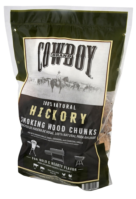 Cowboy 52130 Series Smoking Chunk, Hickory, Wood, 350 cu-in