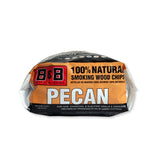 B & B Charcoal 18076 Series Smoking Chips, Pecan, Wood, 180 cu-in