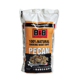 B & B Charcoal 18076 Series Smoking Chips, Pecan, Wood, 180 cu-in