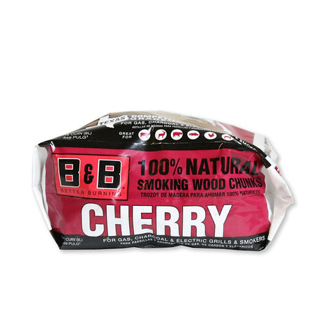B & B Charcoal 00142 Series Smoking Chunk, Cherry, Wood, 549 cu-in