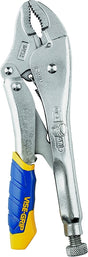 Irwin Fast Release Series IRHT82578/5T Locking Plier, 10 in OAL, 1-7/8 in Jaw Opening, Blue/Yellow Handle, 5/8 in W Jaw