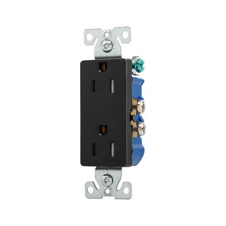 DECORATOR DUPLEX RECEPTACLE BL, Pack of 10