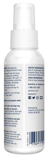 PetArmor 2713 Anti-Itch Spray, Liquid, Adult Lifestage, 4 oz Bottle