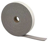 M-D 02352 Foam Tape, Self-Adhesive Mounting, 1-1/4 in W, 30 ft L, 3/16 in Thick, Gray, 6/PK