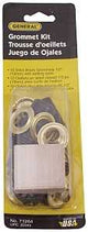 General 71264 Series Grommet Kit, Includes: Anvil, Cutting Block, (48) 1/2 in Grommets, Hole Cutter and Mandrill, Brass