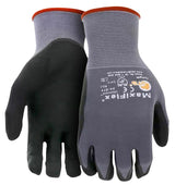 Boss MaxiFlex Cut 34-8743T/XL Seamless Knit Coated Gloves, XL, Reinforced Thumb, Knit Wrist Cuff, Nitrile Coating