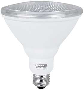 Feit Electric PAR3875/850/10KLED/2 LED Bulb, Flood/Spotlight, PAR38 Lamp, E26 Medium Lamp Base, Non-Dimmable, Daylight