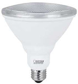 Feit Electric PAR3875/10KLED/2 LED Bulb, Flood/Spotlight, Weatherproof, PAR38 Lamp, 75 W Equivalent, Non-Dimmable, Clear