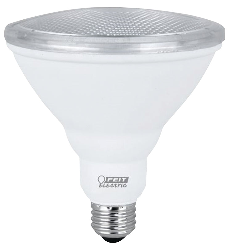 Feit Electric PAR3875/10KLED/2 LED Bulb, Flood/Spotlight, Weatherproof, PAR38 Lamp, 75 W Equivalent, Non-Dimmable, Clear