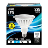 Feit Electric PAR38/5000/5K/LED LED Bulb, Flood/Spotlight, PAR38 Lamp, 325 W Equivalent, E26 Medium Lamp Base, Daylight