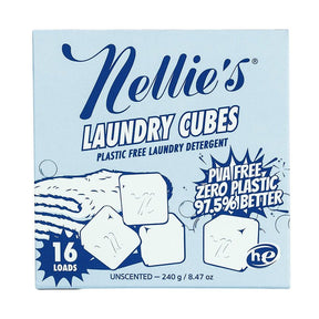Nellie's NLSC-16 Laundry Detergent, 240 g, Cube