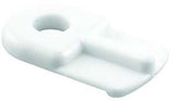 Make-2-Fit PL 7738 Window Screen Clip with Screw, 13/16 in L x 1/2 in W Dimensions, Plastic, White, 12/PK