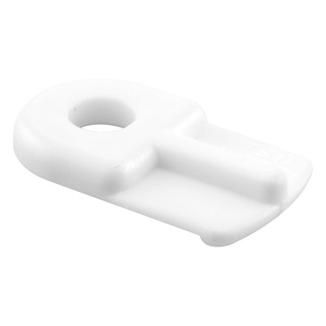 Make-2-Fit PL 7738 Window Screen Clip with Screw, 13/16 in L x 1/2 in W Dimensions, Plastic, White, 12/PK