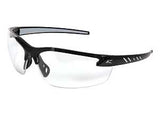 Edge DZ111-1.5-G2 Magnifier Safety Glasses, Black Frame, Polycarbonate Lens, Half Wraparound Frame, Bayonet Temple