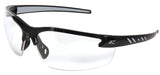 Edge Zorge G2 Series DZ111VS-G2 Safety Glasses, Vapor Shield Anti-Fog Lens, Nylon Frame, Black Frame