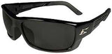 Edge MAZENO Series PM116 Non-Polarized Slim-Fit Safety Glasses, Nylon Frame, Black Frame, UV Protection: Yes