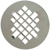 Sioux Chief 4-1/4 in. Chrome Round Stainless Steel Drain Grate
