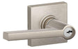 Schlage J Series J54 SOL 619 COL Entry Lever, Mechanical Lock, Satin Nickel, Metal, Residential, 3 Grade, ADA Compliant