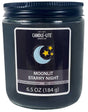 Candle-Lite 4603066 Screw Top Jar Candle, 6.5 oz Candle, Moonlit Starry Night Fragrance, Pack of 6