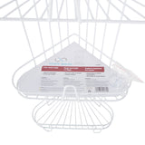 Simple Spaces SS-SC3-29-PE-3L Shower Caddy, 3-Shelf, 11-5/8 in OAW, 23-1/4 in OAH, 8-1/4 in OAD, 10 lb