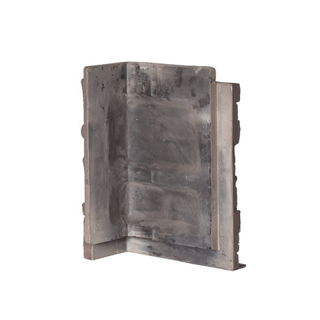 DuraKwik Stone 310SNC Siding Corner, 13 in L, 10 in W, 4 in Thick, Interlocking Edge, Stacked Stone Profile