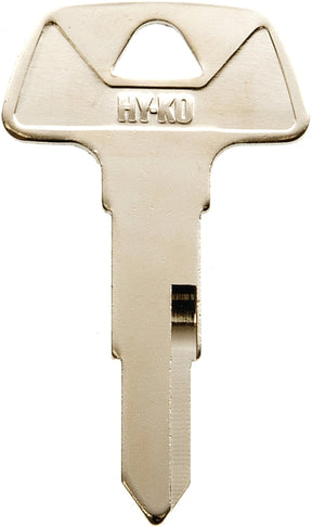 Hy-Ko 11010HD74 Key Blank, Brass, Nickel, For: Honda's Motorcycle, HD74 Key Number, Pack of 10