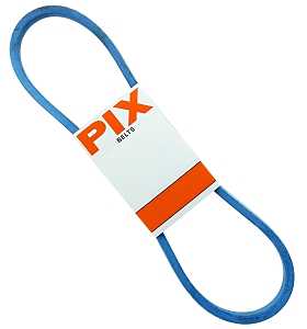 PIX A33K Fractional Horsepower V-Belt, 35 in Outside Circumference, 1/2 in W, 9/32 in Thick, Blue