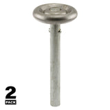 Prime-Line GD 52110 Door Roller, 1-7/8 in Dia Roller, 3/8 in W Roller, Steel, Silver, 1-Roller