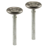 Prime-Line GD 52110 Door Roller, 1-7/8 in Dia Roller, 3/8 in W Roller, Steel, Silver, 1-Roller