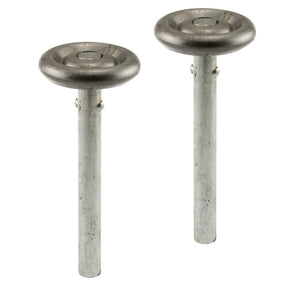 Prime-Line GD 52110 Door Roller, 1-7/8 in Dia Roller, 3/8 in W Roller, Steel, Silver, 1-Roller