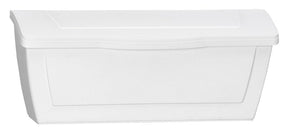 Pro-Df P55000 Small Mailbox, 440 cu-in, Plastic, Textured, White, 15-1/2 in W, 4.13 in D, 6-1/2 in H