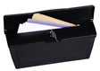 Pro-Df P75001 Small Lockable Mailbox, 440 cu-in, Plastic, Textured, Black, 15-1/2 in W, 4.13 in D, 6-1/4 in H
