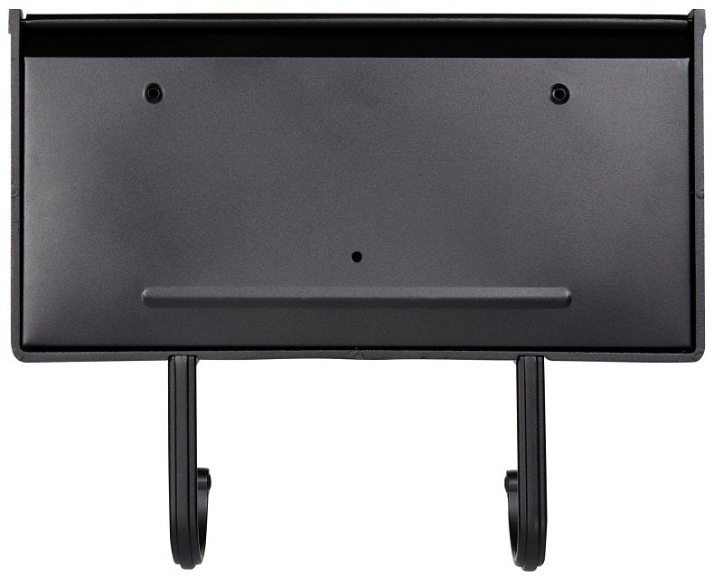 Pro-Df AL361N Standard Mailbox, 500 cu-in, Aluminum, Powder-Coated, Black, 16 in W, 4 in D, 13 in H
