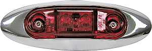 PM V168XR LED Light, 9/16 V, 2-Lamp, LED Lamp, Red Lamp