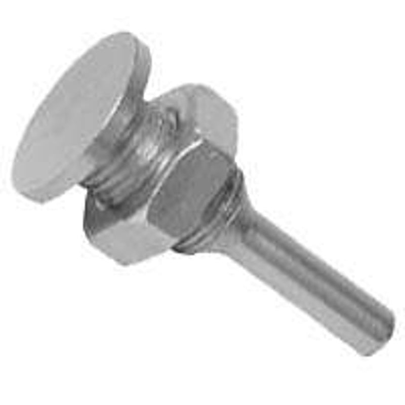 Weiler 36421 Series Brush Adapter, Specifications: 1/2 in Arbor to 1/4 in Shank, 4500 rpm