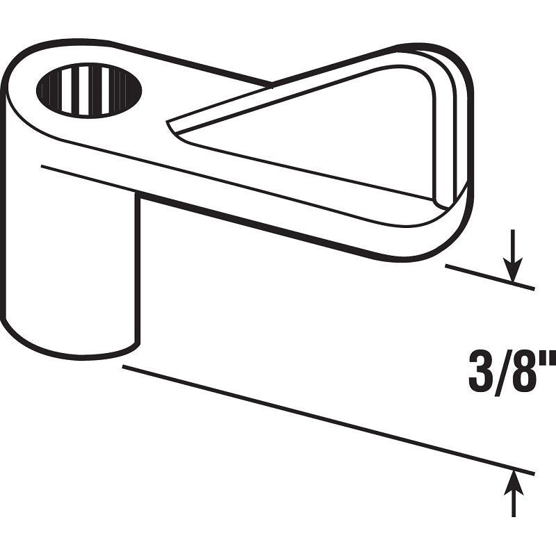 Prime-Line PL 7774 Window Screen Clip with Screw, Plastic, White