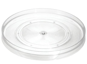 Interdesign 54030 Turntable, Plastic, Clear, Pack of 4