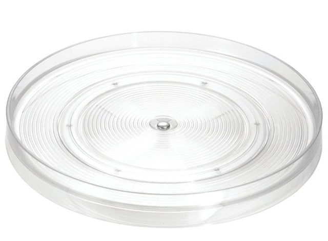 Interdesign 54030 Turntable, Plastic, Clear, Pack of 4