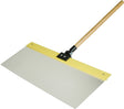 Hyde PROShield 28010 Spray Shield, 24 x 9 in Blade, Hardwood Handle, ACME Threaded Handle, Silver