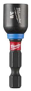 Milwaukee 49-66-4505 Nut Driver, 3/8 in Drive, 1-7/8 in OAL, 1/4 in L Shank, Magnetic