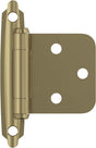 Amerock BPR3429BBZ Cabinet Hinge, 110 deg Hinge Opening, Self-Closing Close, Golden Champagne