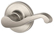 Schlage J Series J170LAS619RH Right Hand Dummy Lever, Mechanical Lock, Satin Nickel, Right Hand, Metal, Residential