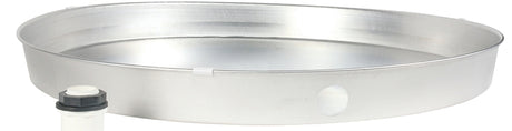 Camco USA 20830 Recyclable Drain Pan, Aluminum, For: Gas or Electric Water Heaters, 24 in ID x 2-1/4 in D, Pack of 6