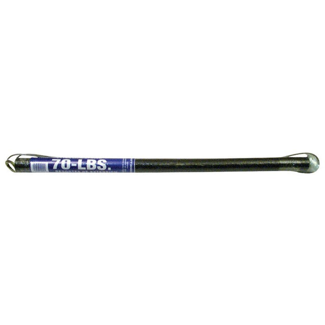 Prime-Line GD 12202 Extension Spring, 1-19/64 in OD, 25 in OAL, Carbon Steel, Galvanized, Loop End, 70 lb