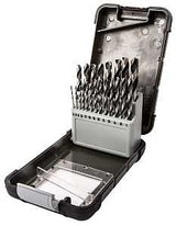 Vulcan 240660OR Drill Bit Set, 21-Piece, High-Speed Steel, Black Oxide/Polished