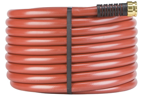 Swan SNCG34100 Garden Hose, 100 ft L, Rubber/Vinyl, Red
